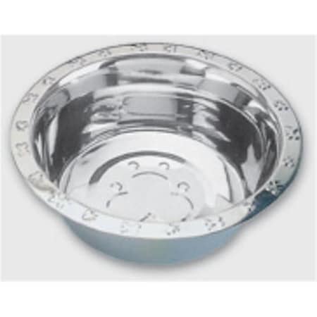 Petpride 32 Ounce Embossed Rim Standard Food Bowl PE485717
